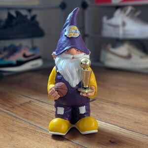 NBA Purple and Yellow Gnome Figurine